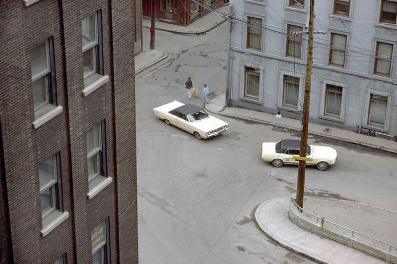 12 Вид из окна, Квебек, 1969 год.