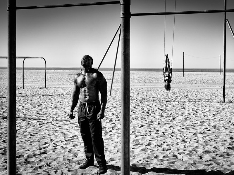 11 "Пот и поворот". Автор - Dotan Saguy. Пляж Muscle, Санта-Моника, США.