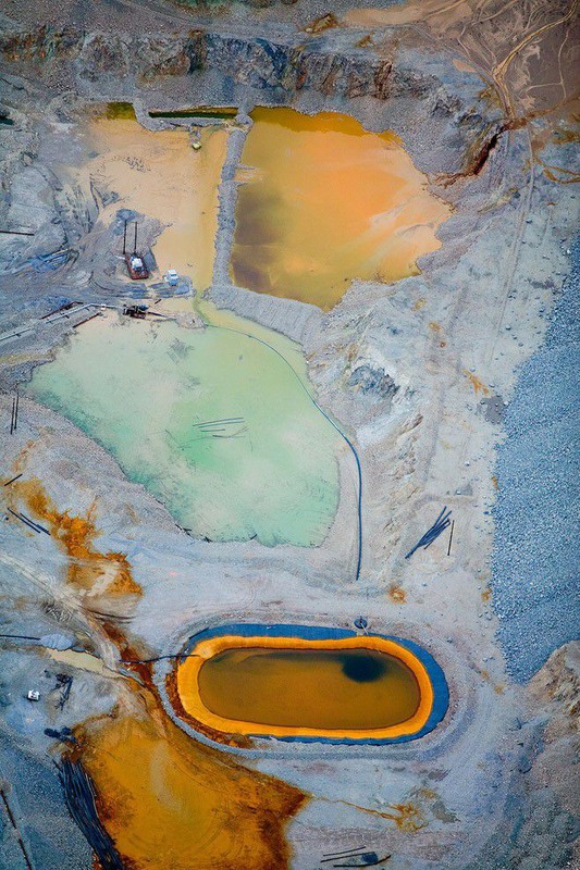 16 Открытый рудник в Багдаде, штат Аризона, США.