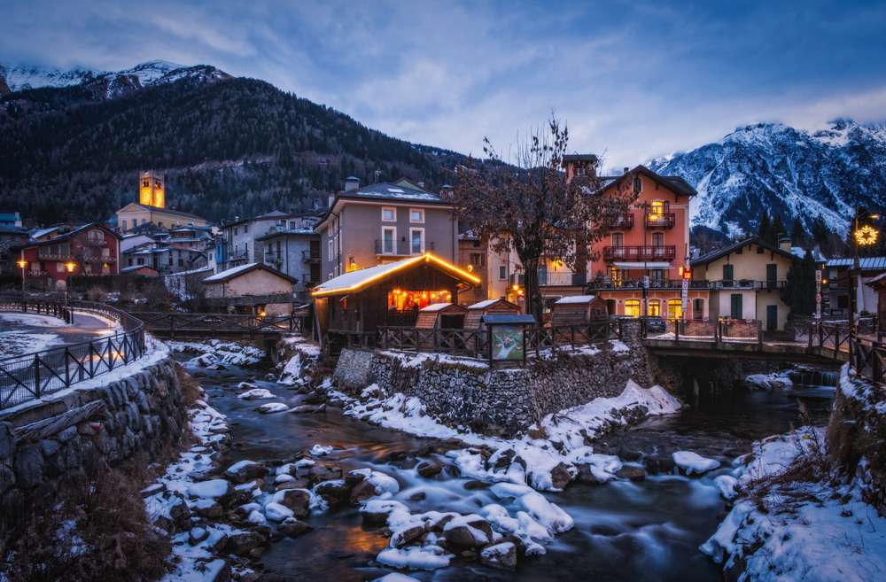 Cold evening in Ponte di Legno Author: Сергій Вовк