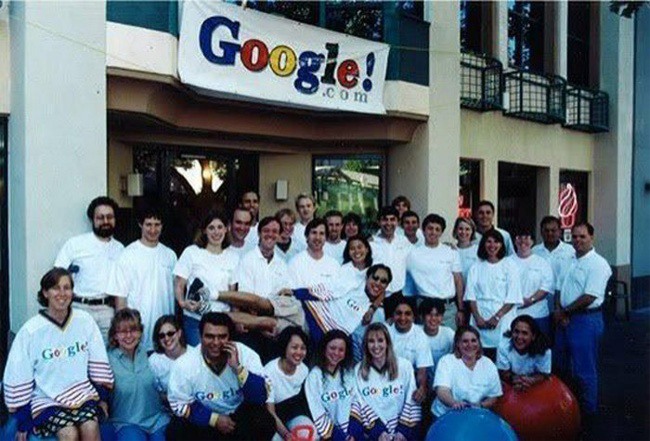 9 Первая команда Гугл, 1999 г. Источник: reddit