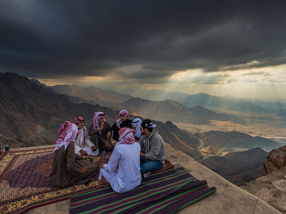 31 "Друзья высоких мест". Автор - Abdullrahman Almalki. Вид на город в западной Саудовской Аравии - Мекку.