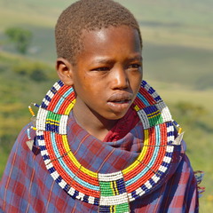 Хлопчик з плем'я Масаї