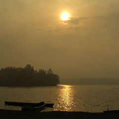 Утро на озере Нобель