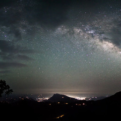 Milky Way Over Pokhara