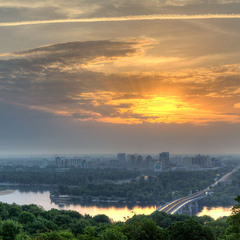 Рассвет над Днепром, 2 июня 2010 г.