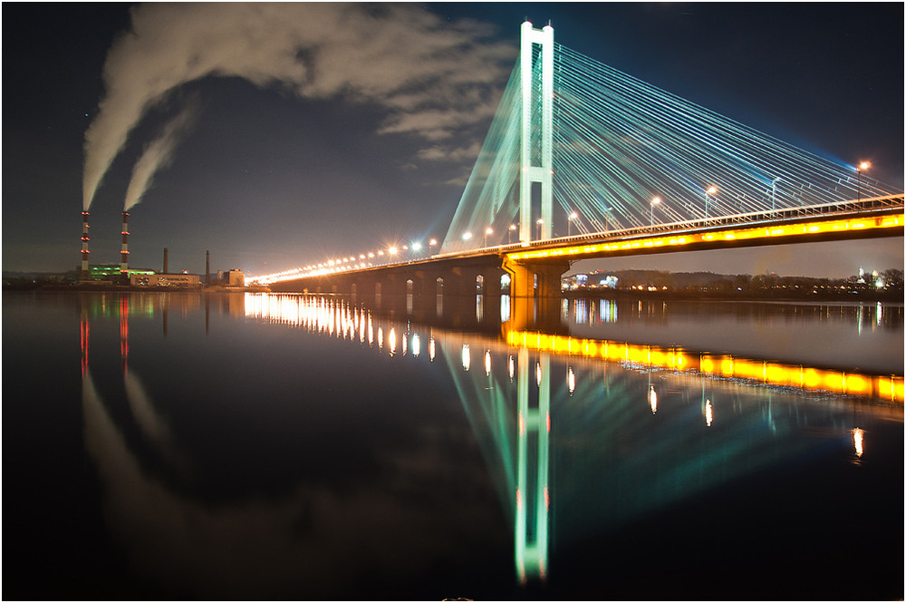 Южный мост. Ночной Кировский мост Самара. Кировский мост в Самаре ночью. Кировский мост ночью. Южный город мост.