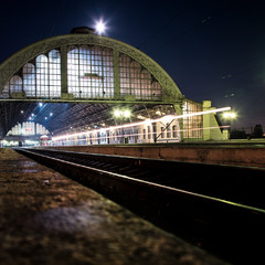 нічний залізничний вокзал м. Львів