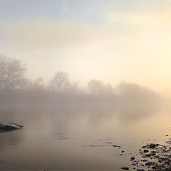 Ранкова тиша на річці Серет.