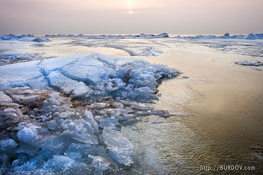 Зимнее азовское море