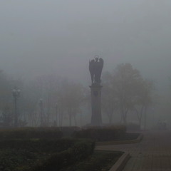 Шёл по городу туман