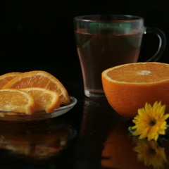 Чай с апельсинами