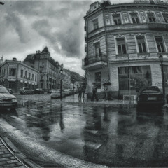 Киев дождливый.Летний дождь.