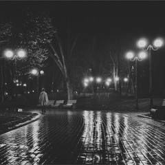 ночной дождь