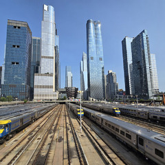 Стоянка поездов на Hudson Yards