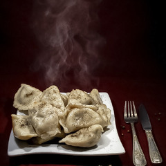 Українські вареники з грибами