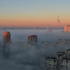 ранок над туманом