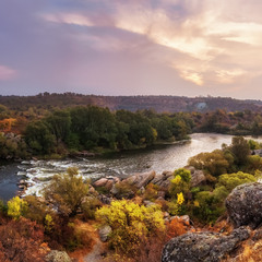 Каньон Бугский Гард. Предрассветная панорама.
