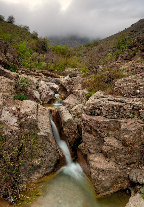 Арпатский водопад Крым