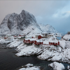 Arctic day in Hamnoy