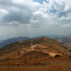 Вид с горы Хермон, Израиль