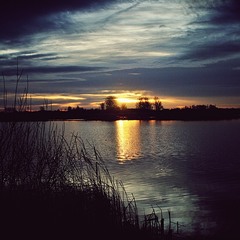 Схід сонця над річкою Случ