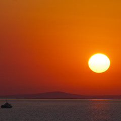 Sunset somwhere near Kerch port