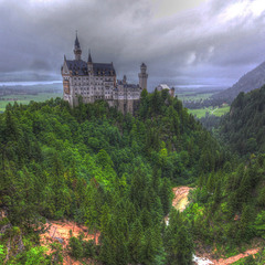 Замок Нойшванштайн в Германии
