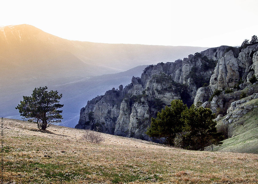 Крым гора Чатырдаг панорама
