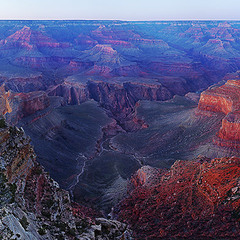 Grand Canyon National Park (панорама из 16 кадров реальный размер 25759х9123pix)