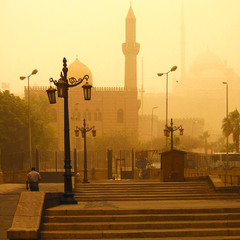 Песчаная буря. Каир.