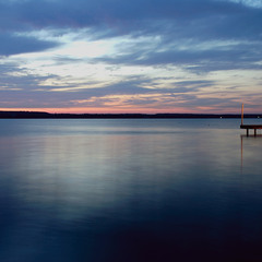 Восход на озере Сенека.