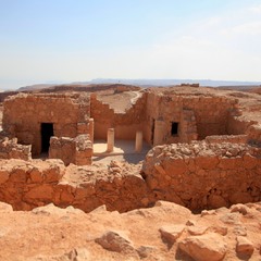 Развалины крепости Массада.