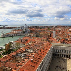Вид с Кампанилы собора Святого Марка. Венеция.