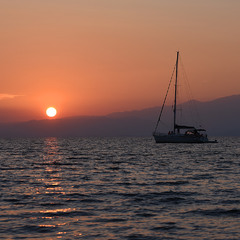 Вечір в Егейському морі