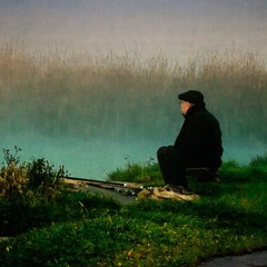 одинокий рыбак