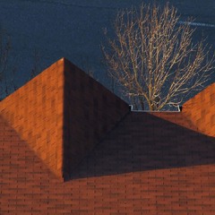 Вид на крышу, глядя с крыши
