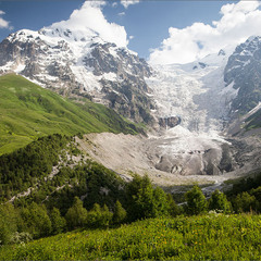 Льодовик Лардаад (Верхня Сванетія, Центральний Кавказ ...
