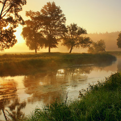 Утро на реке Волчья