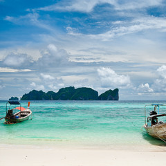 Long beach, Phi Phi Don, Thailand