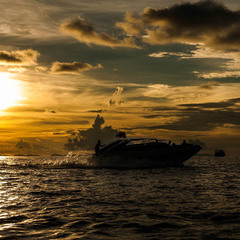 Sunset in the Andaman Sea