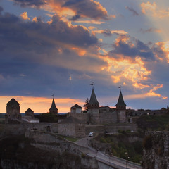 Закат над крепостью