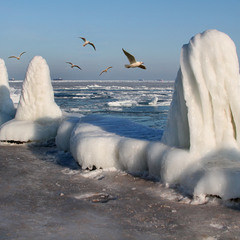 Скульпторы море , ветер и мороз