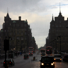 Rain in Edinburgh