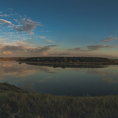 Утро на Павлопольском водохранилище