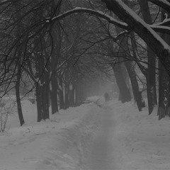 Winter on my street, winter in my soul