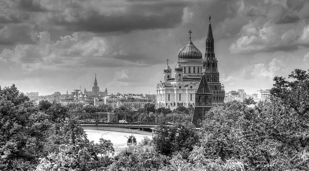 Фото москвы черно белые в хорошем качестве