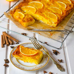 Портокалопита - греческий апельсиновый пирог