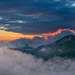Гора Синяк на закате
