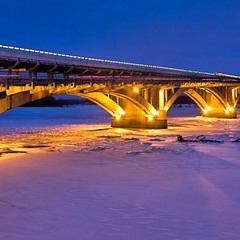 вечерний  мост